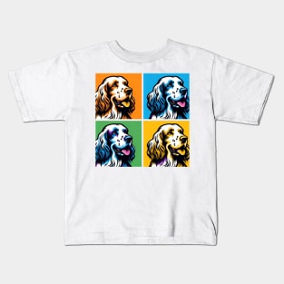 English Setter Pop Art - Dog Lovers Kids T-Shirt